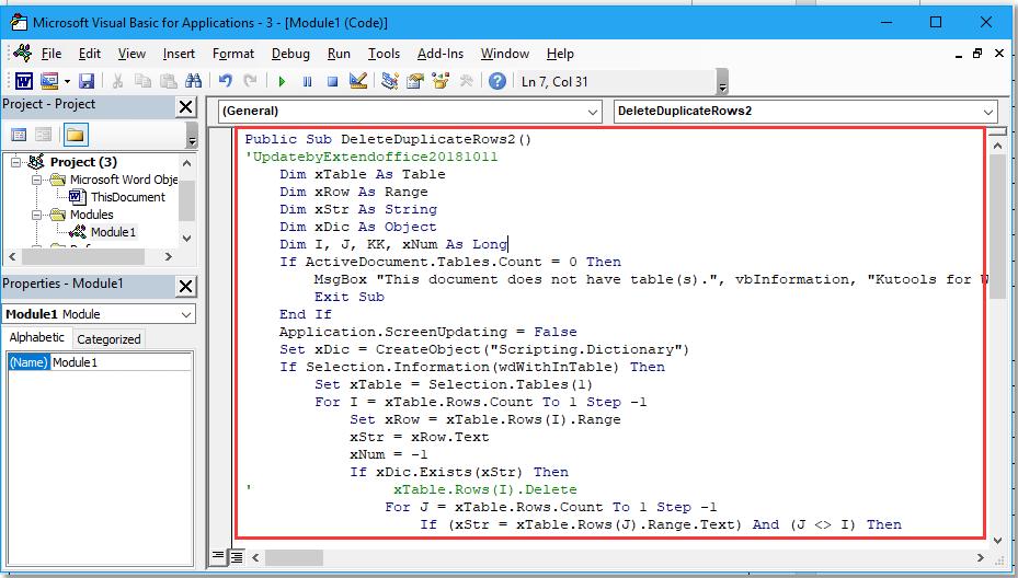 Hướng dẫn cách loại bỏ các hàng trùng lặp khỏi bảng (Tablet) trong Word